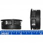 Black Quickloc Flanged Fasteners for Face 25mm Boring Furniture Connectors (Set of 4) Sauder Titus