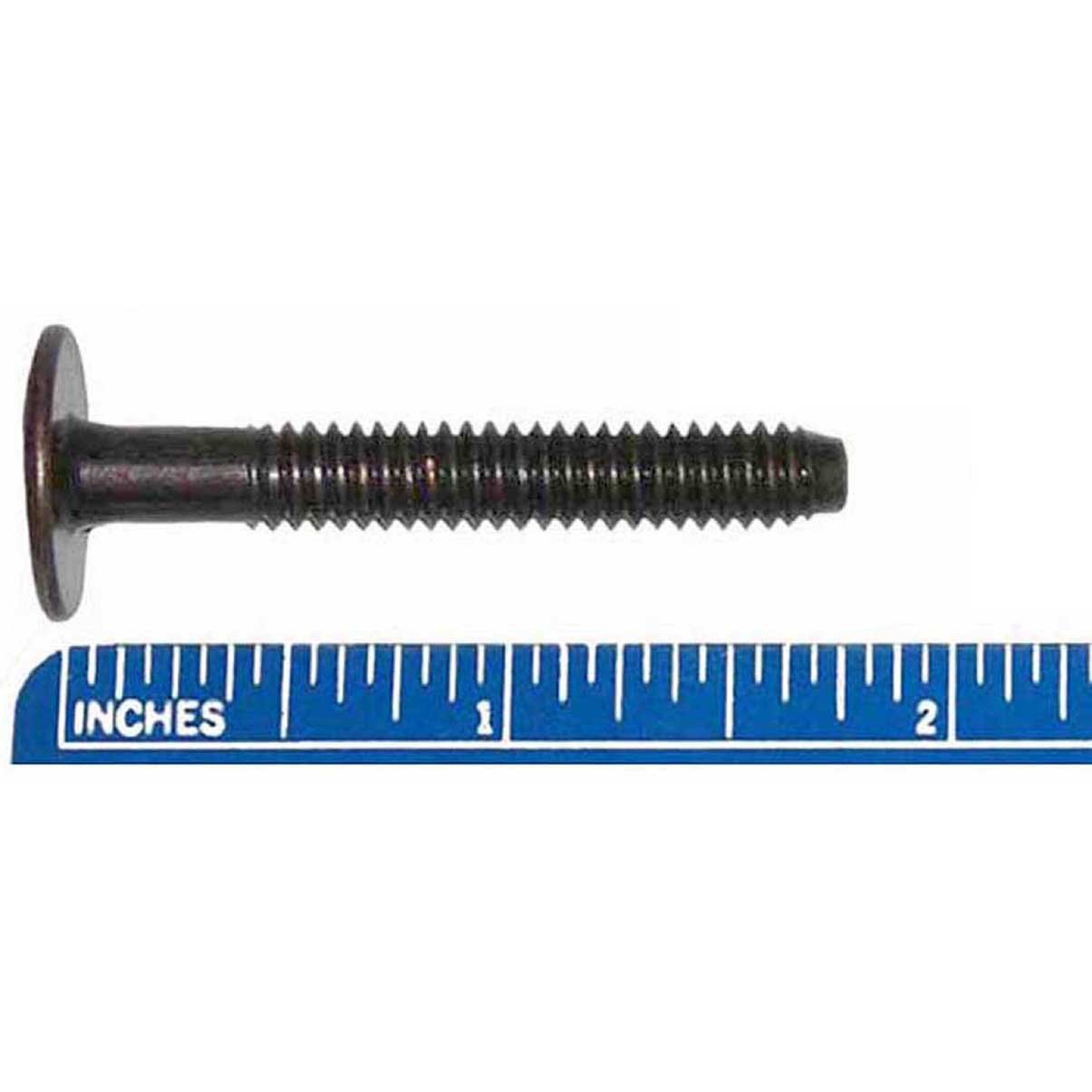 1/4" 20 TPI x 45mm Dark Bronze Hex Drive Flat Pancake Head Furniture