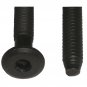 1/4" - 20 TPI x 55mm Black Hex Drive 13mm Flat Pancake Head Furniture Screw Bolt 2-5/32" 8 Pack