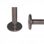 1/4" - 20 TPI x 120mm Dark Bronze Hex Drive Flat Pancake Head  Furniture Screw Bolt 4-23/32" 12 Pack