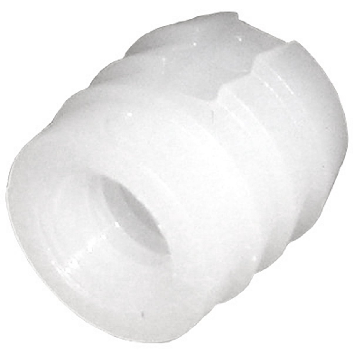 M6 x 1.00 White Plastic Threaded Screw Inserts 25 Pack
