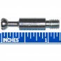 6mm x 24.5mm Cam Lock Dowel Pin, 32mm Overall Threaded M6 x 1.0, For Disc Furniture Connectors 4 Pk