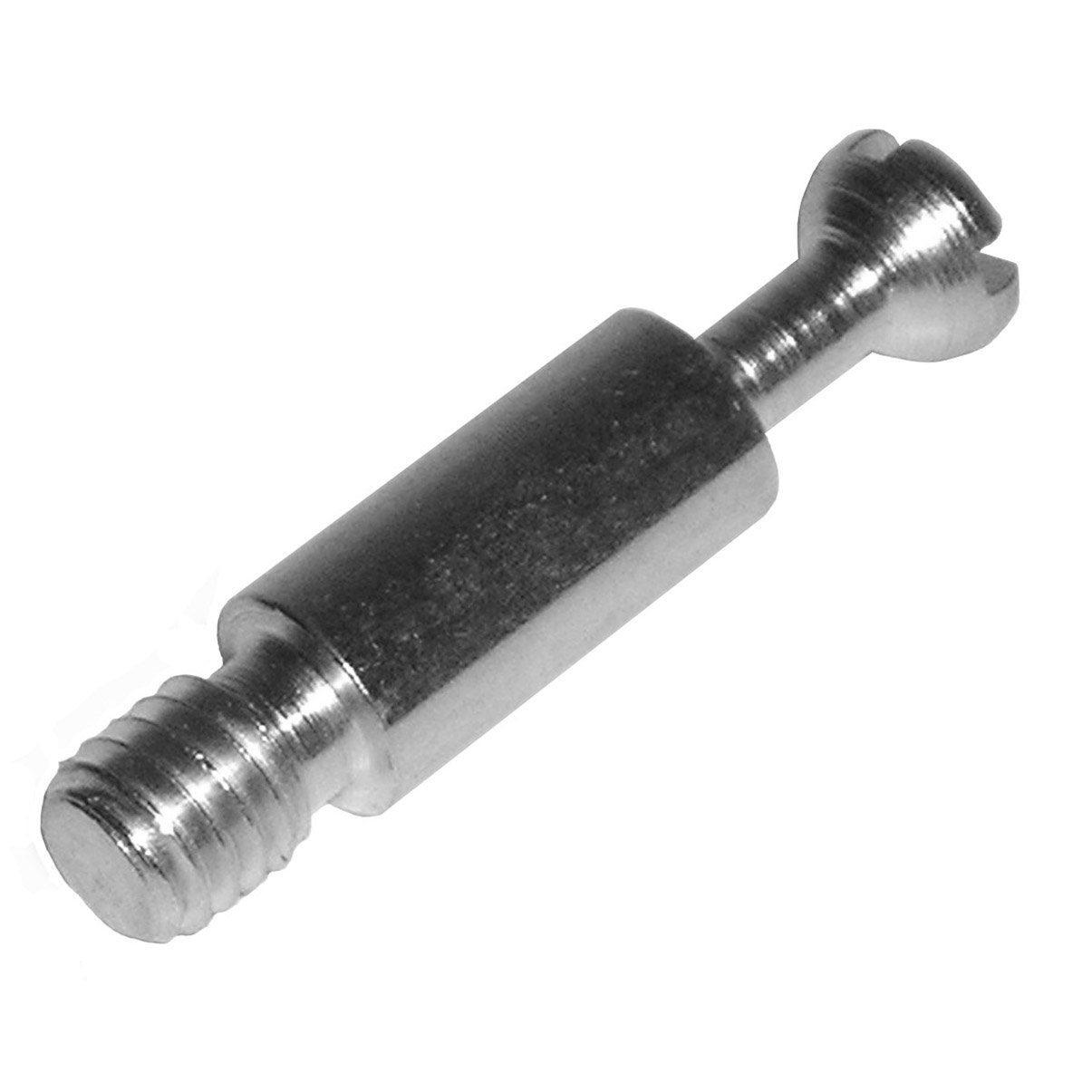 6mm x 24.5mm Cam Lock Dowel Pin, 32mm Overall Threaded M6 x 1.0, For