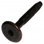 1/4" - 20 x 40mm (1-37/64") Dark Bronze Hex Drive Flat Pancake 17mm Head Furniture Screw 9 Bolts