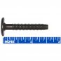 1/4" - 20 x 40mm (1-37/64") Dark Bronze Hex Drive Flat Pancake 17mm Head Furniture Screw 20 Bolts