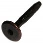1/4" - 20 x 40mm (1-37/64") Dark Bronze Hex Drive Flat Pancake 17mm Head Furniture Screw 20 Bolts