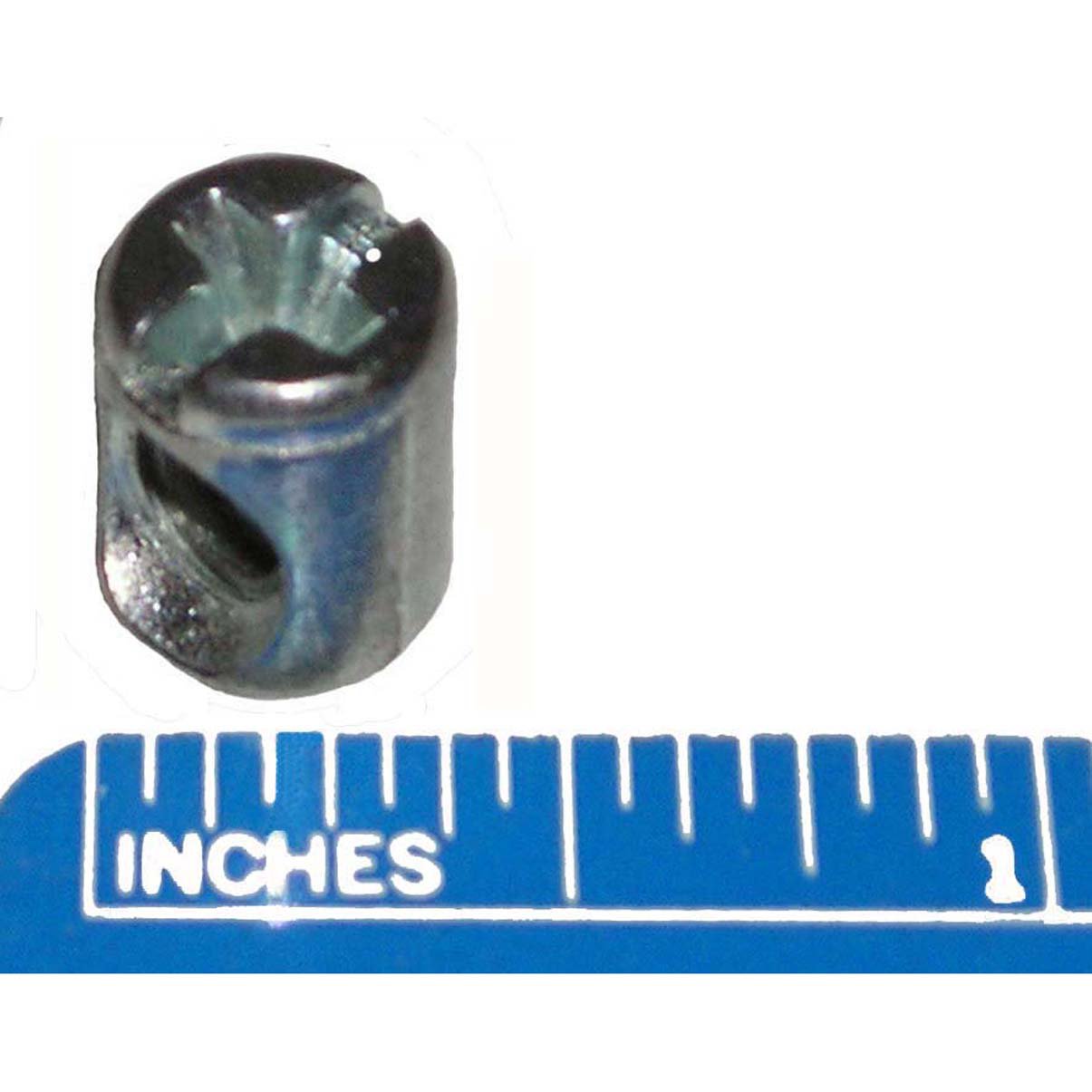 1/4" x 20 TPI Barrel Nuts 1/2" High 3/8" Diameter Diecast Cross Dowel