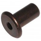 1/4" - 20 Dark Bronze Furniture Connector Cap Nuts 17mm Diameter Head,  Hex Drive (24 Pack)
