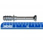 24mm (34mm Overall) Dowel Pin for Cam Lock Disc Furniture Connectors Fits 5mm Hole (4 Pack)