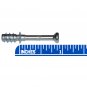 24mm (34mm Overall) Dowel Pin for Cam Lock Disc Furniture Connectors Fits 5mm Hole (4 Pack)