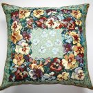 PANSY - TAPESTRY PILLOW COVER - ART DECORATIVE CUSHION