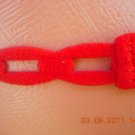 Red with VELVET strings  SHIP SAME DAY  SALE SEXY THONG