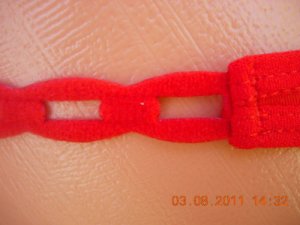 Red with VELVET strings  SHIP SAME DAY  SALE SEXY THONG
