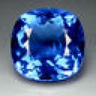 17.70ct.AWESOME BLUE TANZANITE COLOR QUARTZ LOOSE GEMSTONE CUSHION
