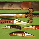 Lot 3 , 5 Pc Knife set,