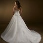 Scoop Sweetheart Neckline with embroidery Wedding Dress Bridal Gown