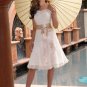 Tea Length Sweetheart Neckline Strapless Custom Made Wedding Dress Bridal Gown