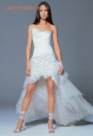 New Design For Spring Wedding One Shoulder Wedding Dress Bridal Gown