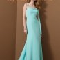 Sexy Green One Shoulder V-Back Bridesmaid Dress Evening Dress