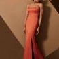 Sexy Spaghetti Strap Scoop Neckline Backless Bridesmaid Dress Evening Dress