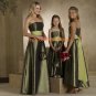 A-line Straight Neckline Taffeta Bridesmaid Dress/Evening Dress/Home Coming