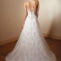 A-line V-Neckline Strapless Applique Beading Wedding Dress Bridal Gown