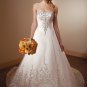 A-line Sweetheart Neckline Embroidery Beading Wedding Dress Bridal Gown