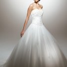 Sexy Ball Sweetheart  Neckline Backless Wedding Dress Bridal Gown