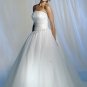 Ball Straight Neckline Strapless Wedding Dress Bridal Gown