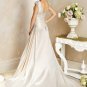 A-line V-neckline Appliques Beading Wedding Dress Bridal Gown