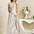 Sexy Deep V-neckline Backless Lace-up Wedding Dress Bridal Gown