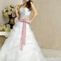 New Design Appliques Organza  Wedding Dress Bridal Gown