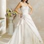Sweetheart Neckline Strapless Appliques Beading Wedding Dress Bridal Gown