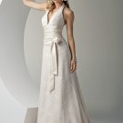 Halter Strap Lace Beading Wedding Dress Bridal Gown