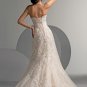 Mermaid Strapless Lace and Appliques Jacket  Wedding Dress Bridal Gown
