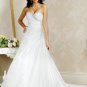 Sexy V-neckline Strapless Lace-up Wedding Dress Bridal Gown