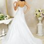 Sexy V-neckline Strapless Lace-up Wedding Dress Bridal Gown
