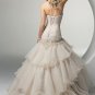 Sweetheart Neckline Strapless Lace up Wedding Dress Bridal Gown