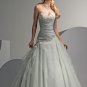Sweetheart Neckline Strapless Appliques Beading Wedding Dress Bridal Gown
