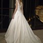 A-line Scoop Neckline  Appliques Beading Wedding Dress Bridal Gown