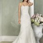 Sweetheart Neckline Strapless Appliques Beading Wedding Dress Bridal Gown