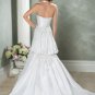 Halter Strap Appliques Beading Taffeta  Wedding Dress Bridal Gown