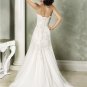 Strapless Appliques Beading Tuller Custom made Wedding Dress Bridal Gown