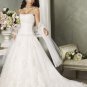 Spaghetti Strap Appliques Organza  Wedding Dress Bridal Gown