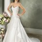 Custom made Spaghetti Strap Taffeta Wedding Dress Bridal Gown