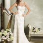 Custom made Lace Strapless Wedding Dress Bridal Gown