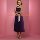 A-line T-length Strapless Bridesmaid Dress/Evening Dress/Home Coming