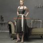 Tea-length Halter Strap Custom-made Bridesmaid Dress/Evening Dress/Home Coming