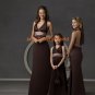 Coffee V-neckline Satin and Chiffon Custom-made Bridesmaid Dress/Evening Dress/Home Coming