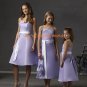 Lavender Tea-length Custom-made Bridesmaid Dress/Evening Dress/Home Coming